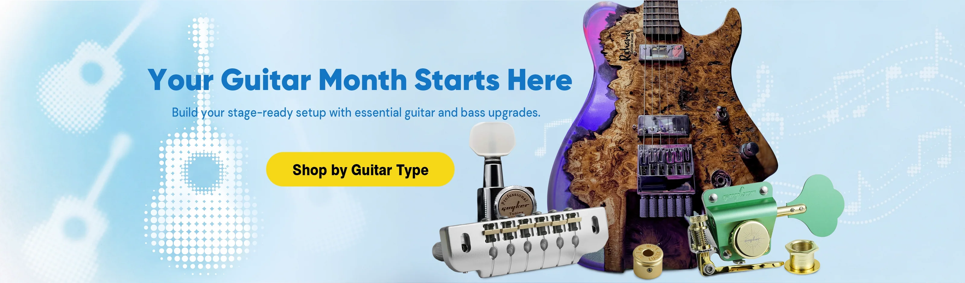 Pro-Grade Guitar Hardware Upgrades